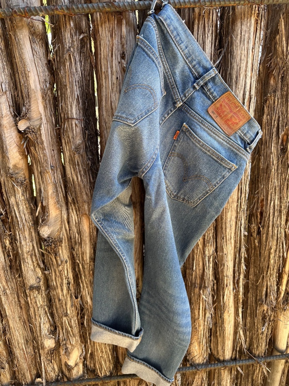 Levi's 505 C Style in Light Blue Straight Legged  W26